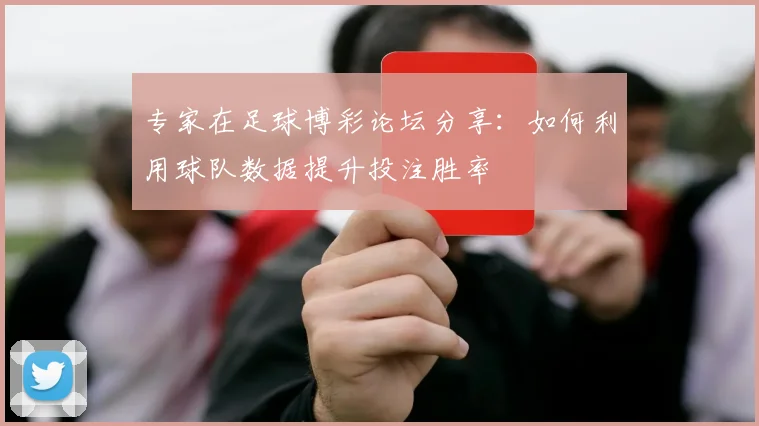 专家在足球博彩论坛分享：如何利用球队数据提升投注胜率